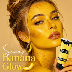 MEICOLY yellow paint texture close-up displaying creamy smooth coverage