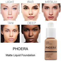 Meifen PHOERA close-up texture on hand showing smooth blendability and even coverage