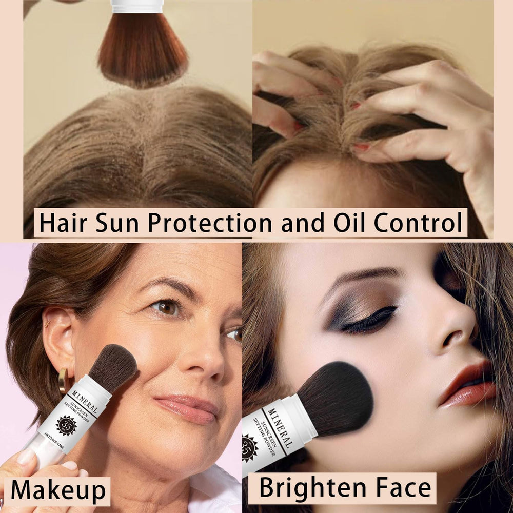 Meilury applied on model face delivering a natural matte finish benefit