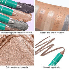 Meilury bronze stick applying smoothly for blendable crease color and payoff