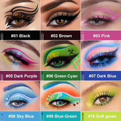Meilury color swatches on arm demonstrating pigment payoff and blendability benefit