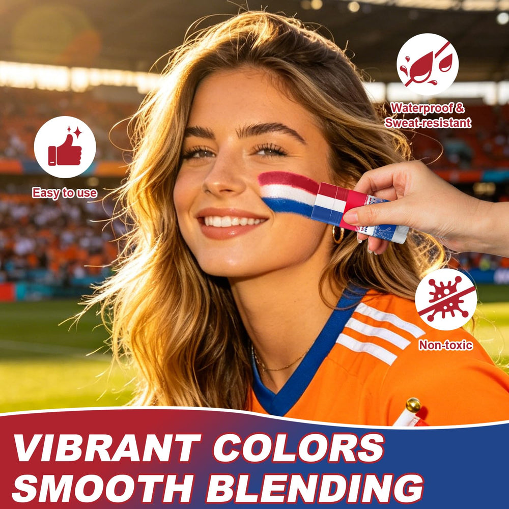 Meilury eye black applied under eye demonstrating glare reduction and crisp look benefit