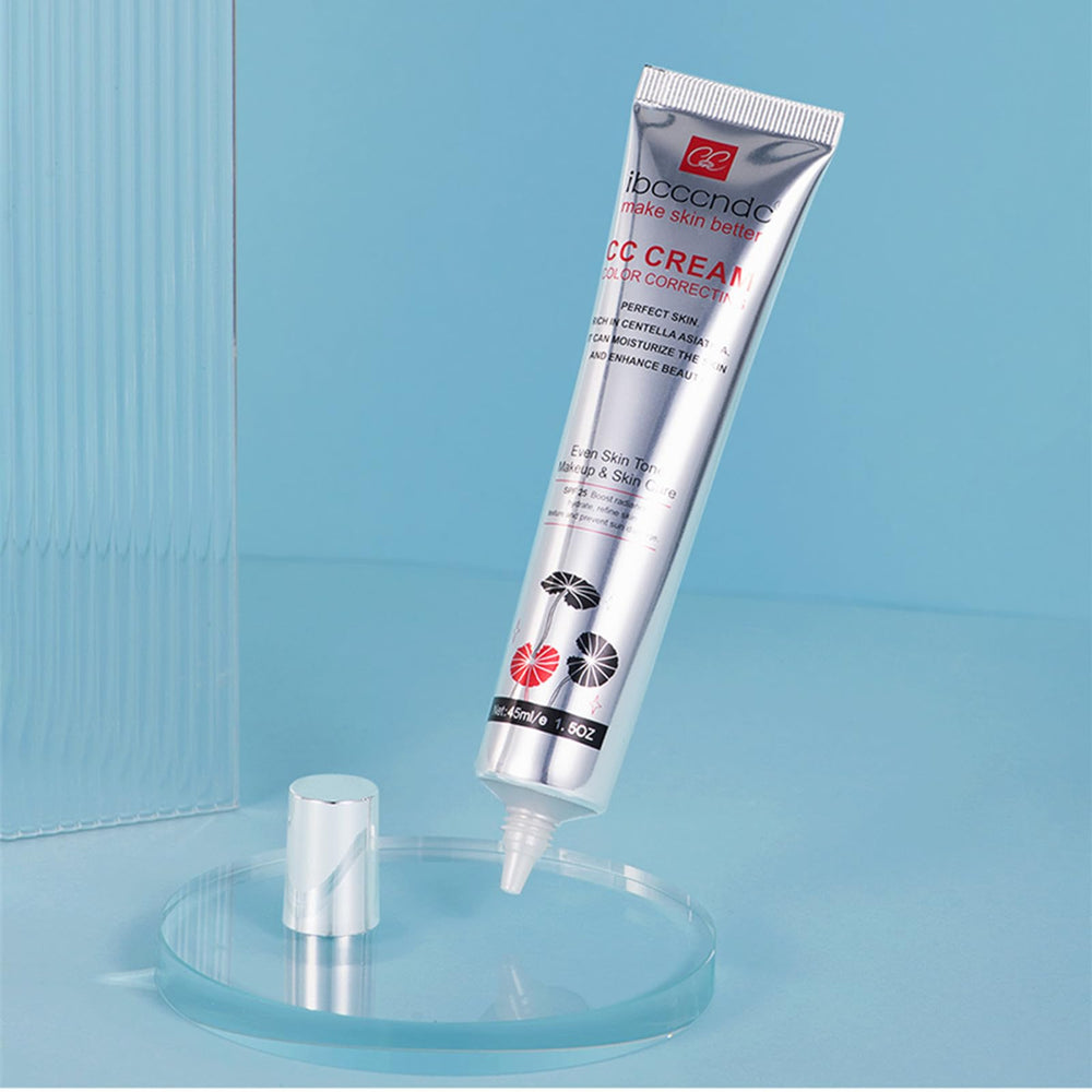 MeiPlumLai CC Cream in a travel bag lifestyle scene highlighting portability and daily use