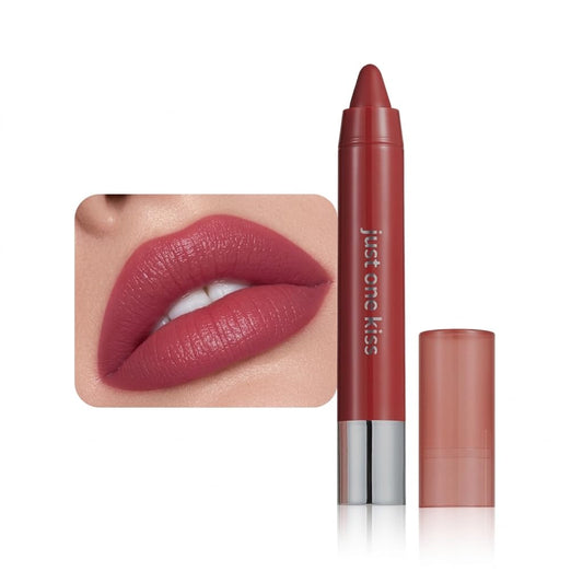 mekuel front packaging showing berry red crayon and branding for clear purchase decision