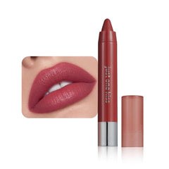 mekuel front packaging showing berry red crayon and branding for clear purchase decision