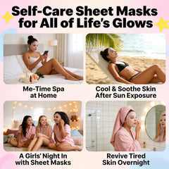 Meleell open mask sachet with visible serum showing hydrating essence