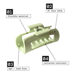 MELLO held in a hand to show medium size and easy handling