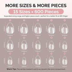 MelodySusie spread of 600 pieces across sizes giving variety and extra replacements