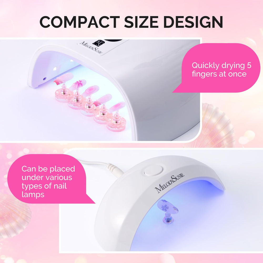 MelodySusie acrylic brush holder displaying brushes upright for convenient access