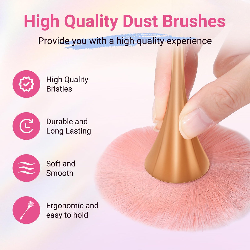 MelodySusie close-up of soft synthetic bristles highlighting no-shed fibers for gentle cleaning