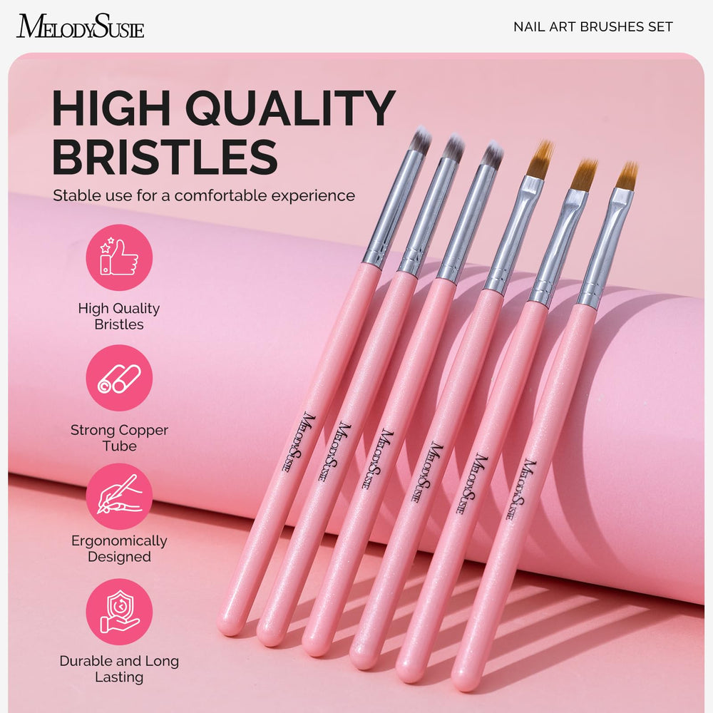 MelodySusie close-up of synthetic bristles displaying durable shape retention