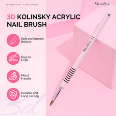MelodySusie close-up of Kolinsky bristles showing fine point for precise detail work
