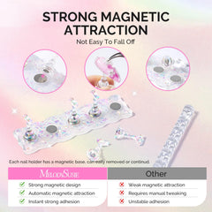 MelodySusie acrylic brush holder with brushes organized for faster tool changes
