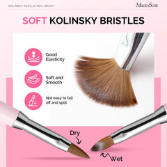 MelodySusie detachable protective cap covering bristles to preserve shape during travel