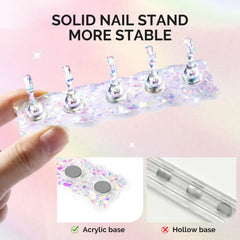 MelodySusie closeup of magnetic metal peg detail for secure, wobble-free painting