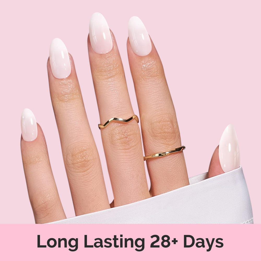 MelodySusie colors on model nails demonstrating glossy finish and wearable translucent styles