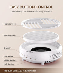 MelodySusie button controls closeup offering simple three-speed adjustment