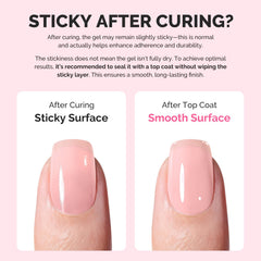 MelodySusie cured nail finish glossy top coat sealed look for long wear