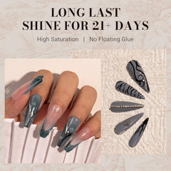 MelodySusie cured nails lifestyle shot showing durable salon-ready look