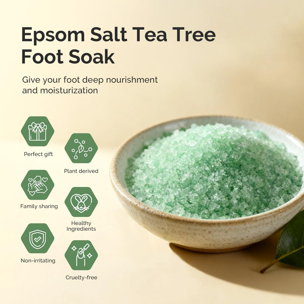 MelodySusie powder dissolving into green foot-basin to relax feet