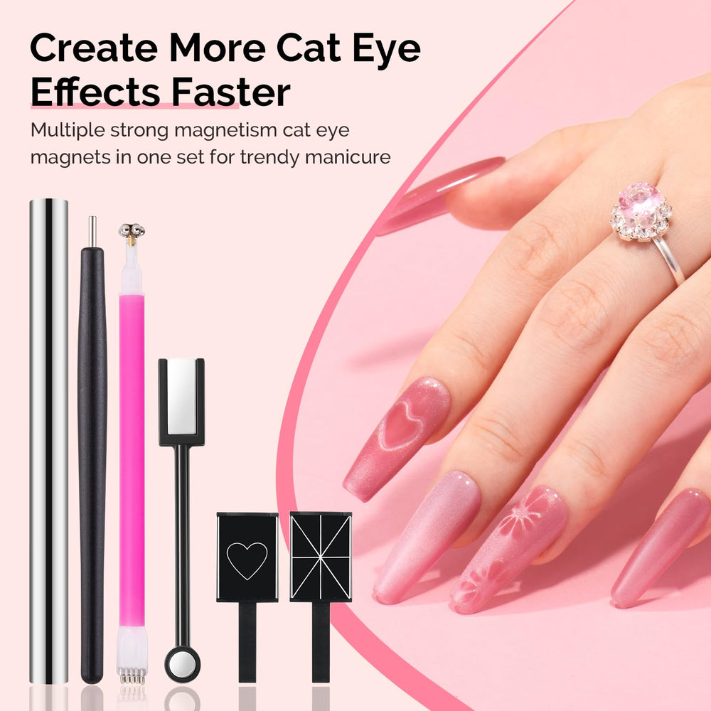 MelodySusie double-ended magnet stick close-up showing ergonomic handle for precise control