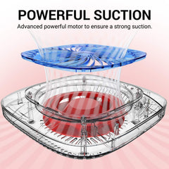 MelodySusie magnetic cover open revealing reusable filter for easy cleaning