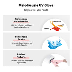 MelodySusie on hand during gel manicure for fingertip freedom and guard