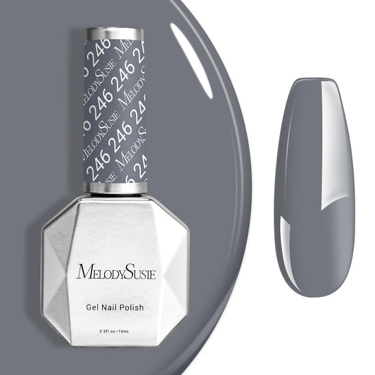MelodySusie front bottle gray showing deep shade and glossy finish