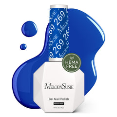 MelodySusie front bottle royal blue showing glossy label and color consistency benefit