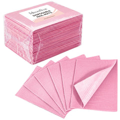 MelodySusie front pack view showing 50 pink disposable mats protecting workspace