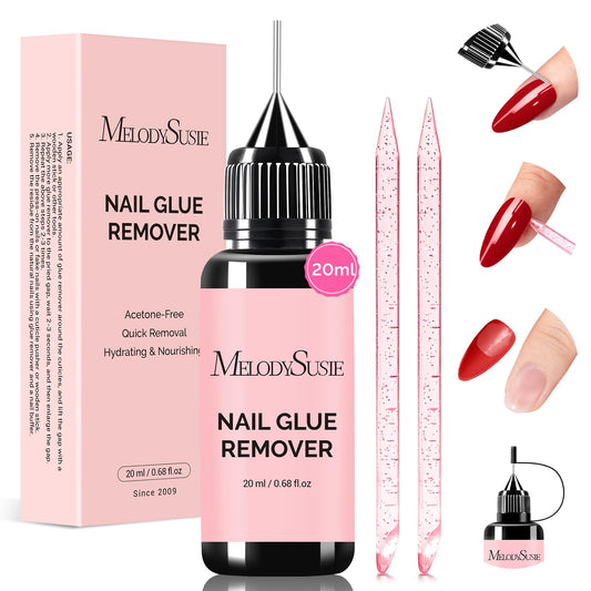 MelodySusie front packaging showing product and benefit of gentle removal