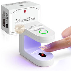 MelodySusie front view showing pocket-sized lamp and controls, great for travel convenience