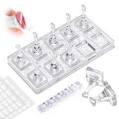 MelodySusie front view clear acrylic stand shows tidy tip display and stability