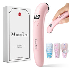 MelodySusie front view showing compact lamp and ergonomic shape for portable curing