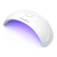 MelodySusie front view of P-ART04 lamp highlighting compact portability and quick curing