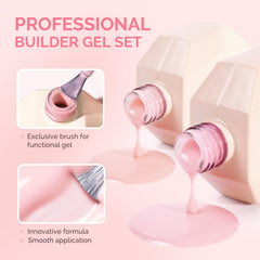 Close-up of MelodySusie gel texture demonstrating smooth self-leveling finish