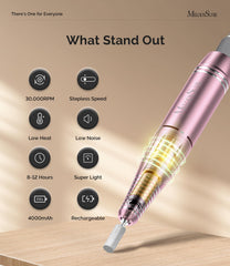 MelodySusie handpiece closeup highlighting ergonomic grip for reduced fatigue