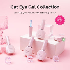 MelodySusie holographic shimmer detail showing reflective cat eye line for visual impact
