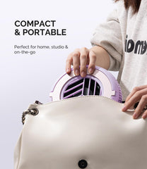 MelodySusie HProA packaged with 30 filters showing ready-to-use convenience