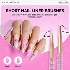 MelodySusie brushes standing in included holder for quick access and tip protection