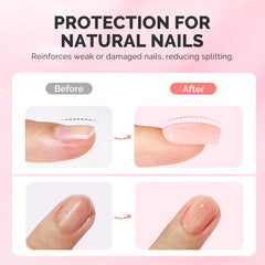 MelodySusie in-use application on nails demonstrating easy layering