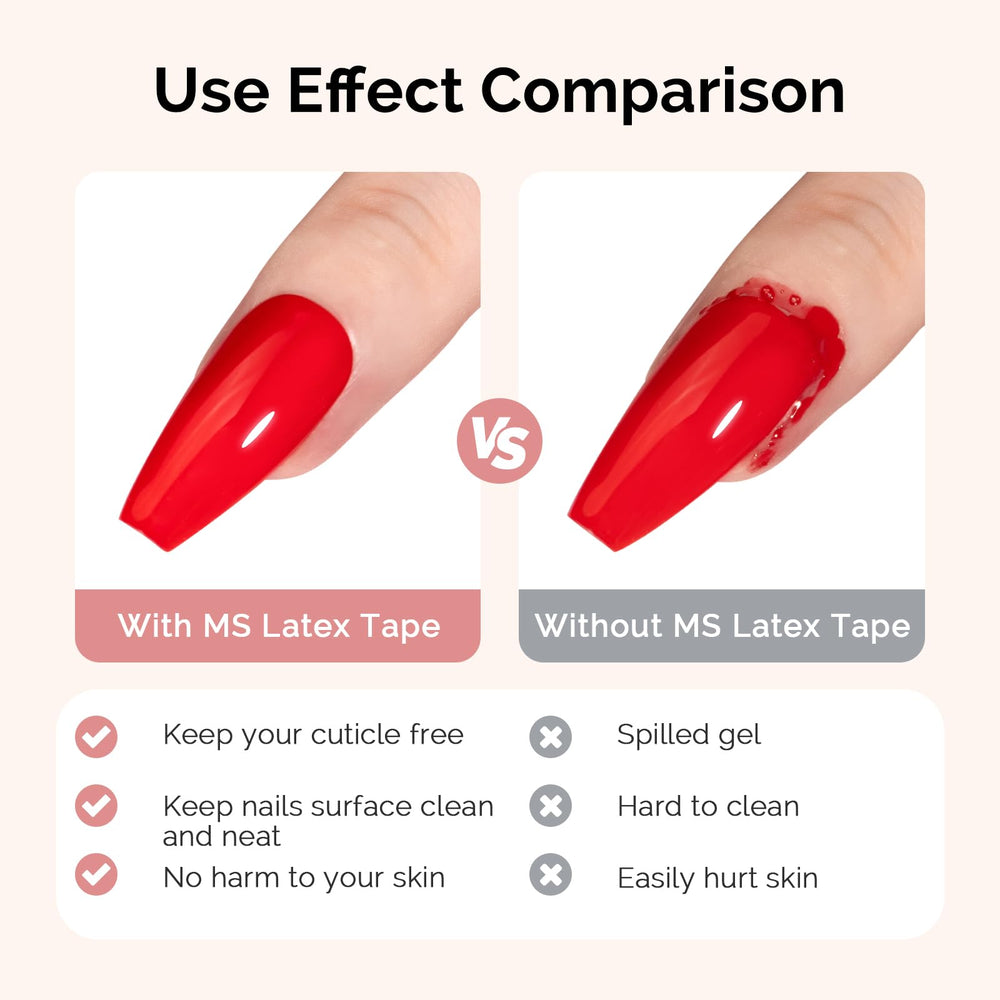 MelodySusie applying latex around nail demonstrating faster cleanup