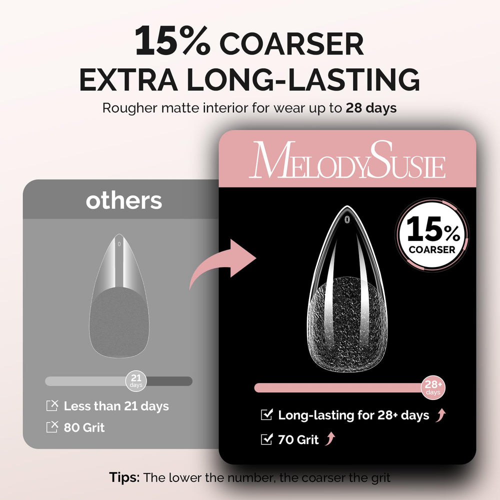MelodySusie press-on application in hand for fast salon-style result