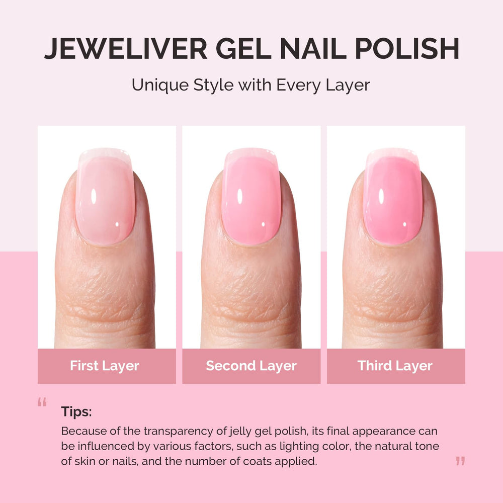 MelodySusie cured nails under LED lamp showcasing glossy chip-resistant shine