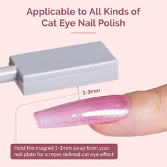 MelodySusie nail art station with magnets in use demonstrating versatile design possibilities