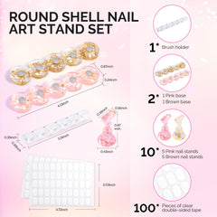 MelodySusie lifestyle tabletop station with kit in use for creative nail art workflows