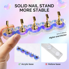 MelodySusie metal nail posts close-up showing stable support benefit
