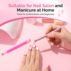 MelodySusie completed floral cat‑eye nail design displaying decorative possibilities