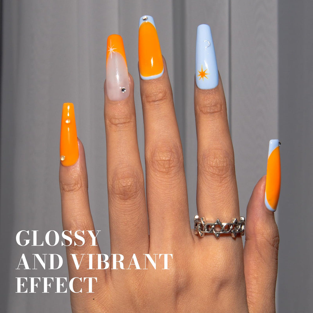 MelodySusie polish curing with lamp in salon, fast professional result