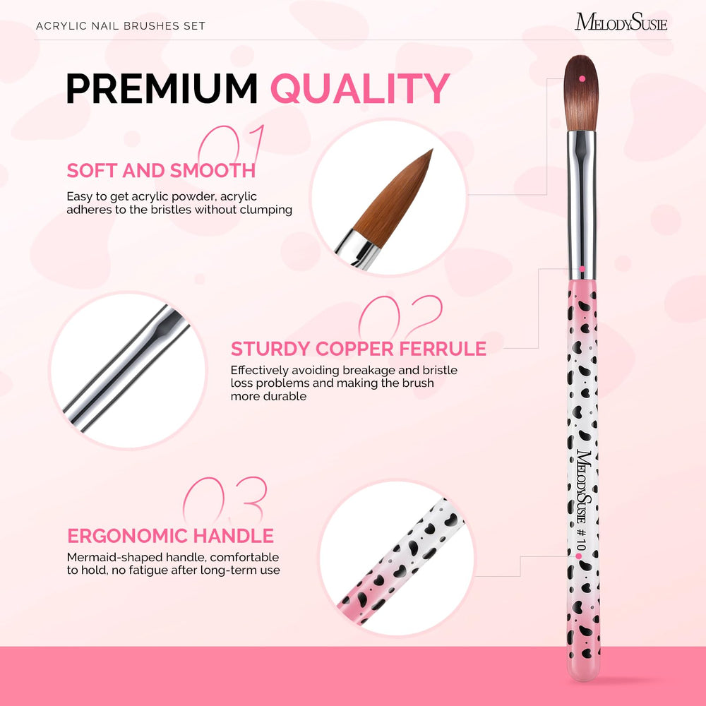 MelodySusie brushes standing in included pen holder for tidy storage and protection